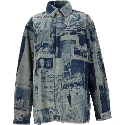 SHIRT WITH "NEWSPAPER" PRINT