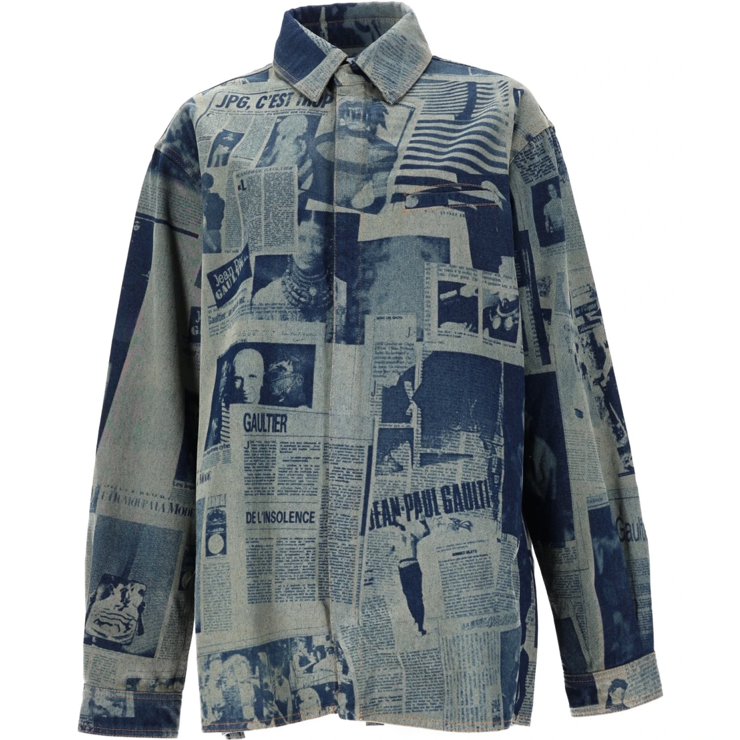 SHIRT WITH "NEWSPAPER" PRINT