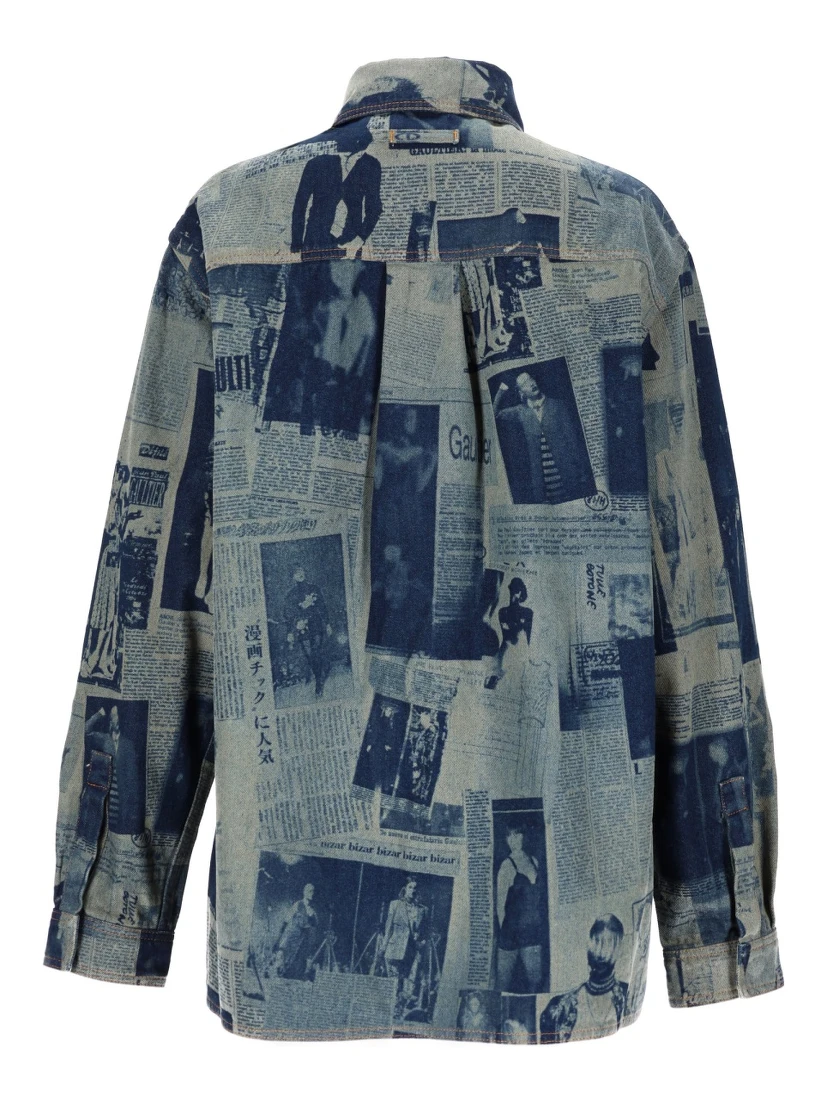 SHIRT WITH "NEWSPAPER" PRINT