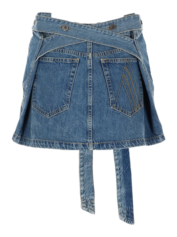 DENIM SKIRT WITH BELT alternative