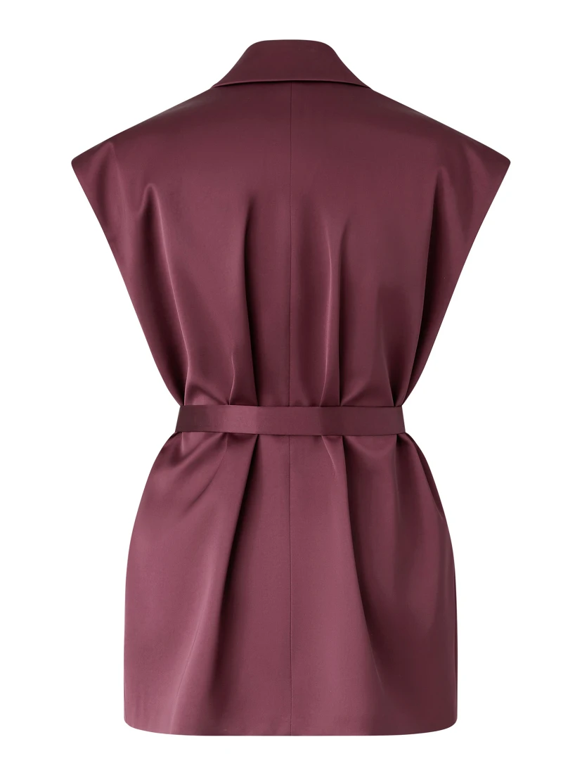 سترة باذنجان وردي