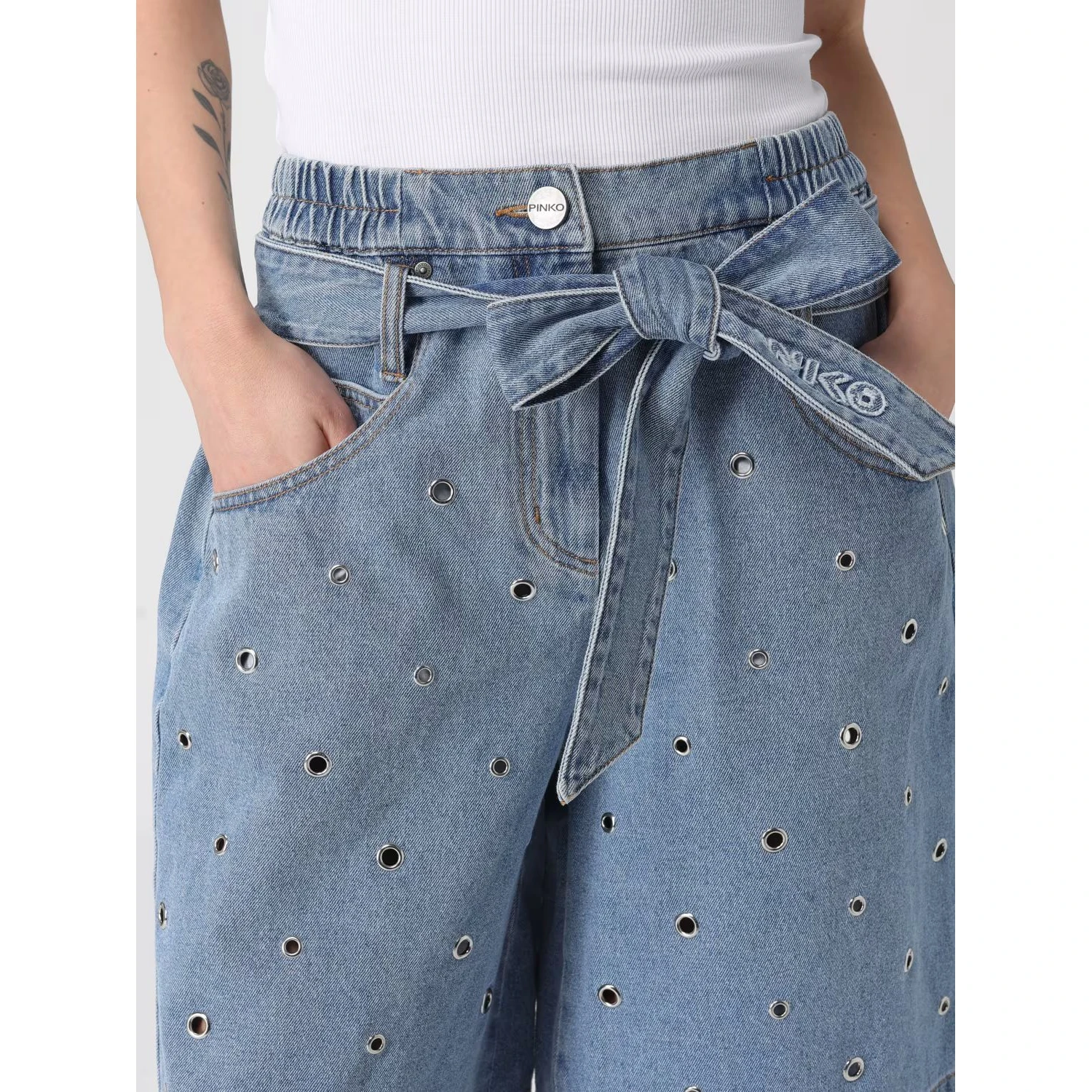 PINKO BALLO bermuda shorts