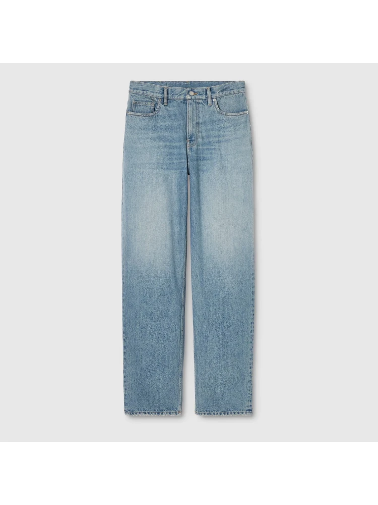 Straight leg jeans