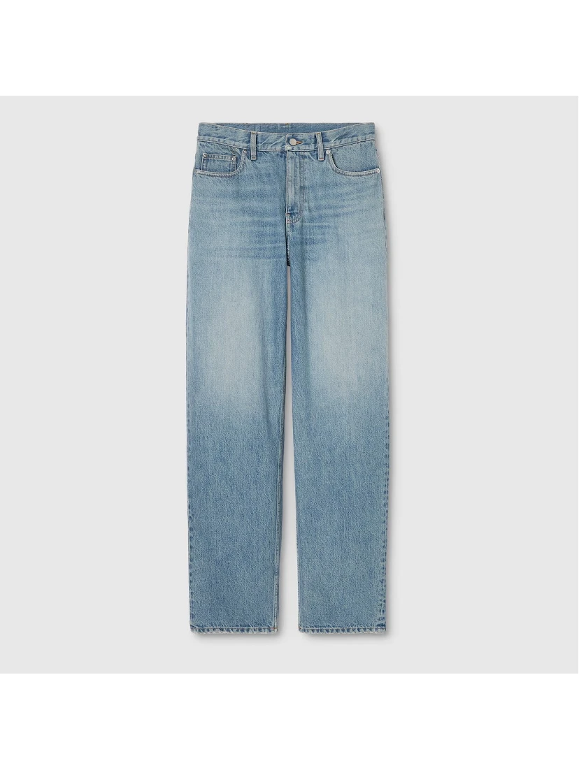 Straight leg jeans