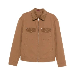 Overshirt jacket with GG details