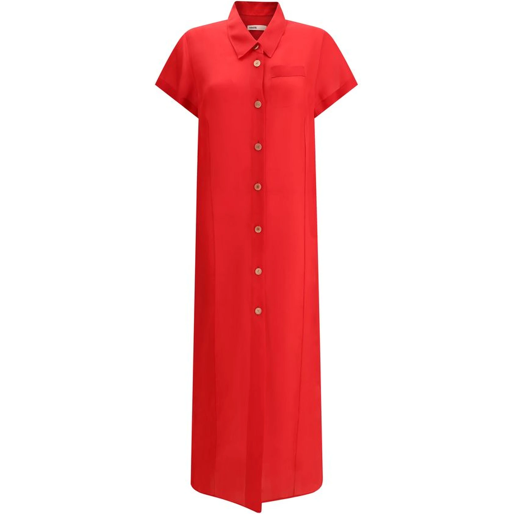 Multicolor Silk Casual Dress