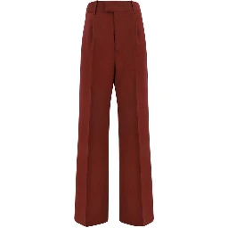 Multicolor Polyester Flared Pants