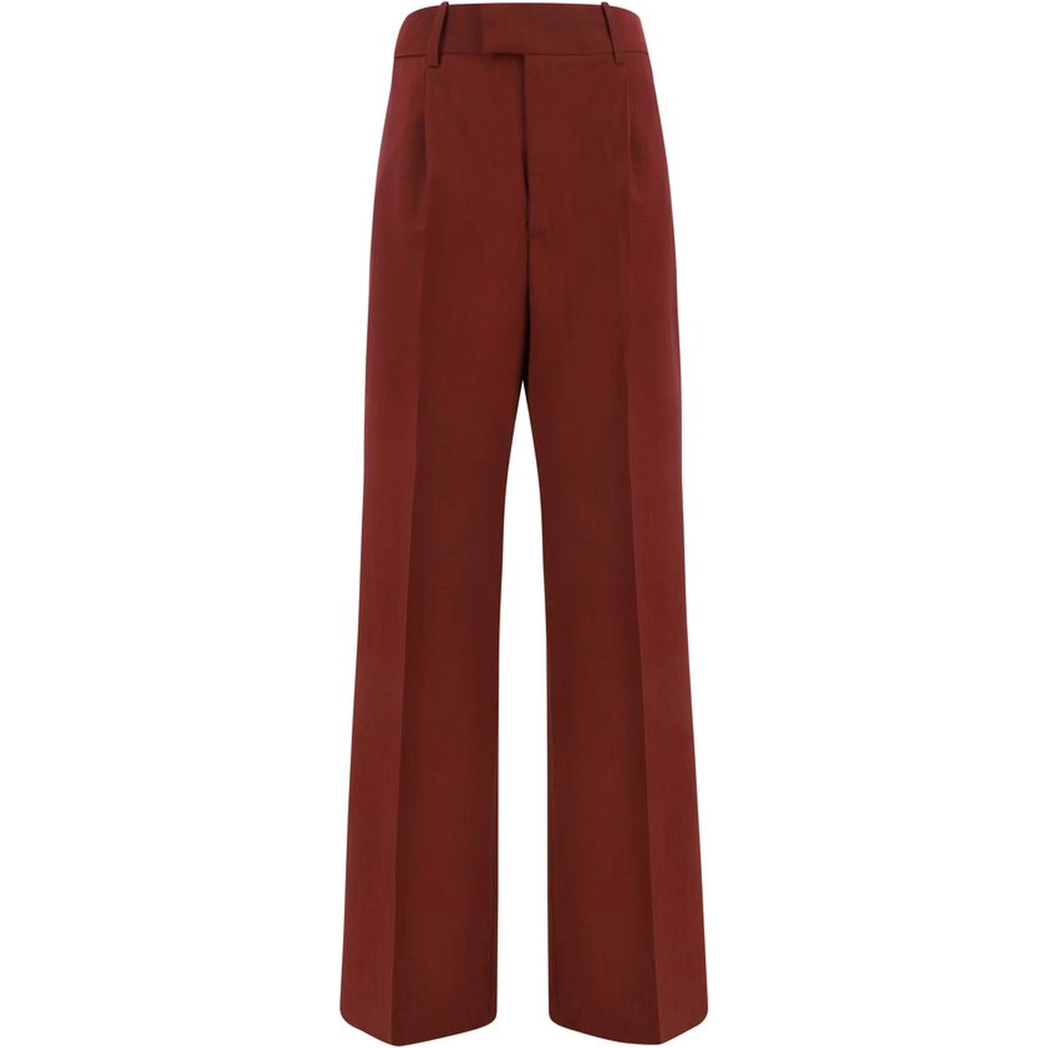 Multicolor Polyester Flared Pants