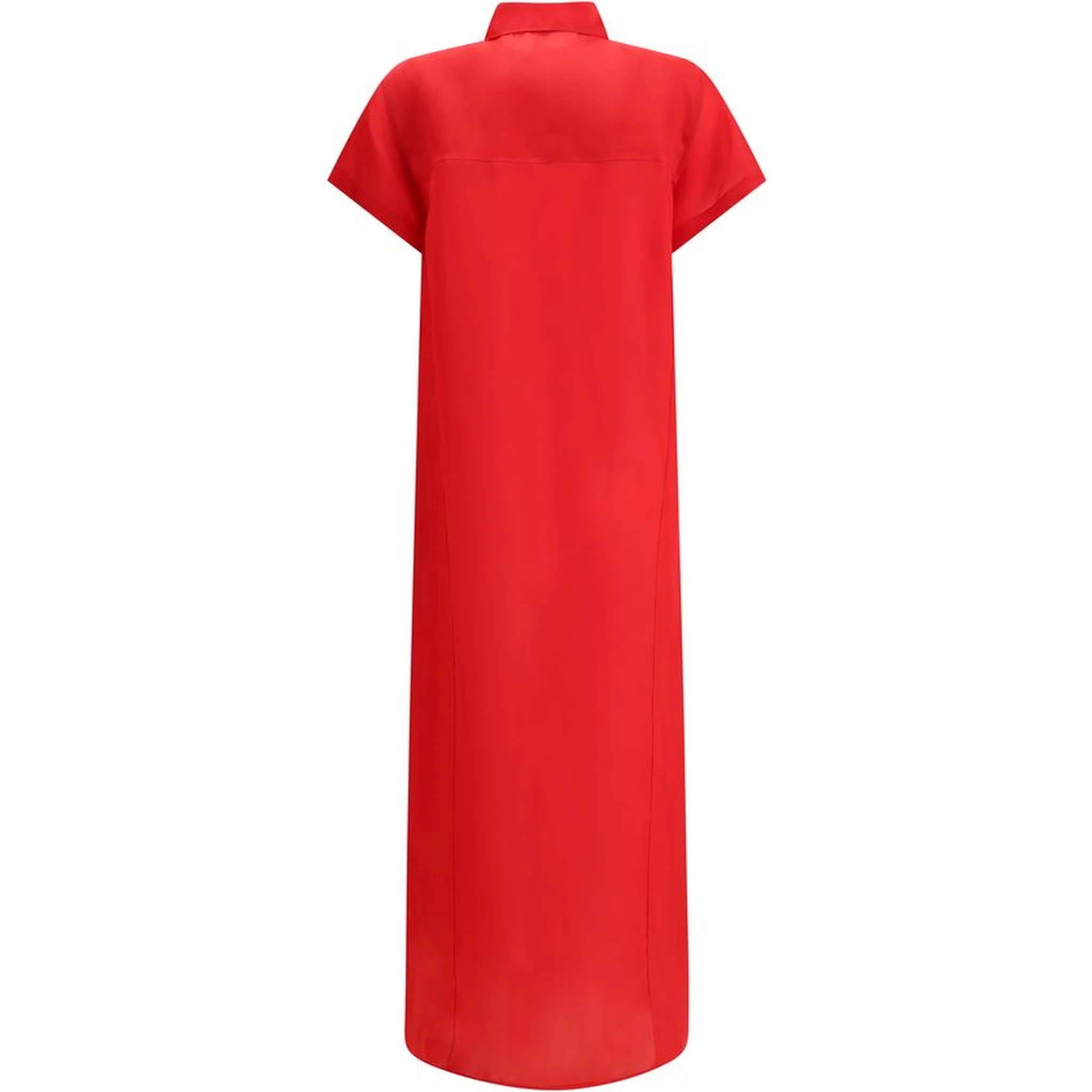 Multicolor Silk Casual Dress