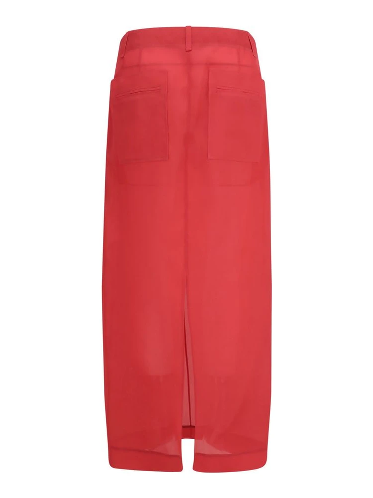 Multicolor Silk Midi Skirt alternative