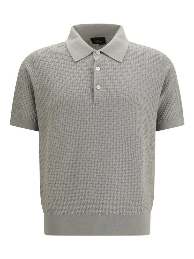 Beige Cotton Polo Shirt