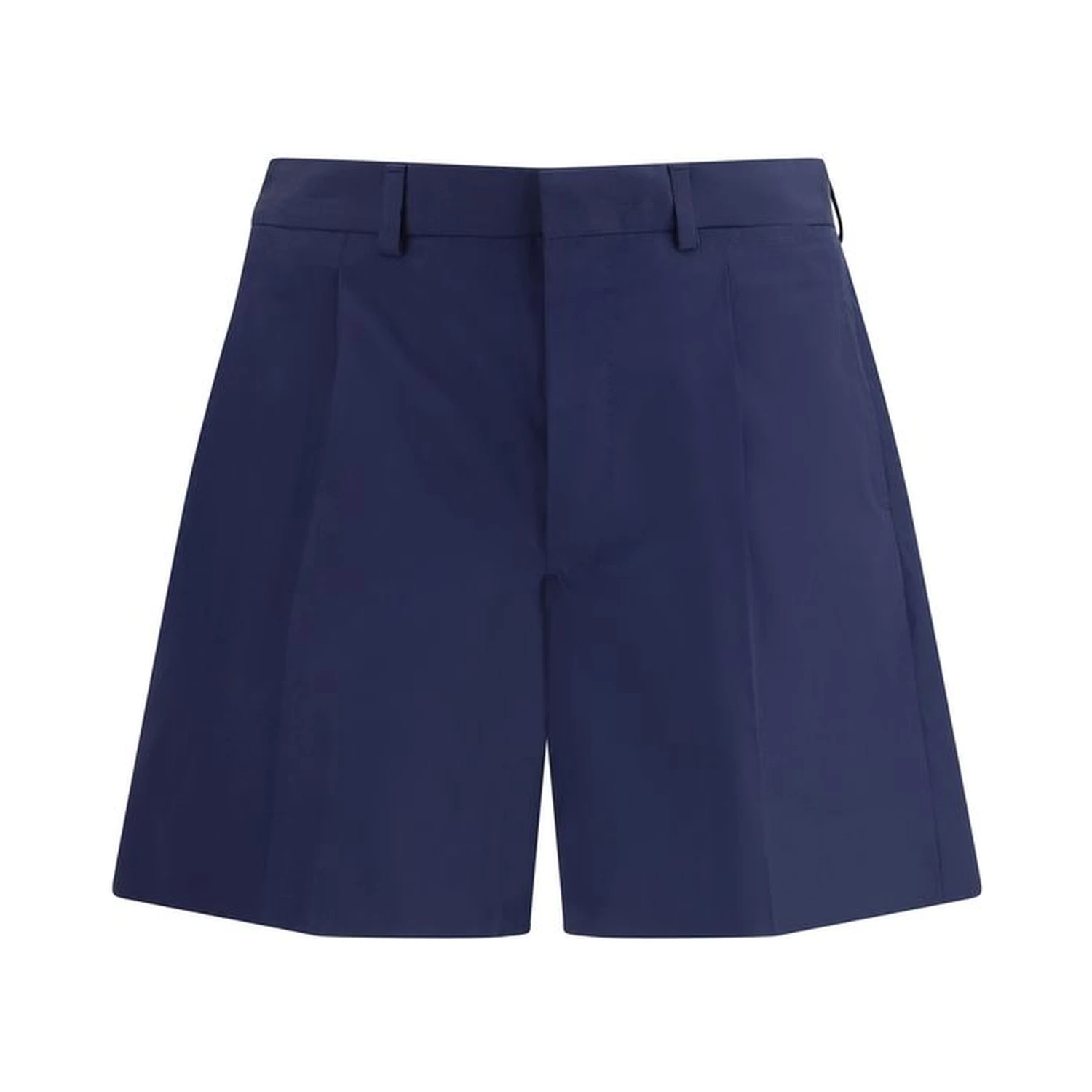 Blue Cotton Shorts