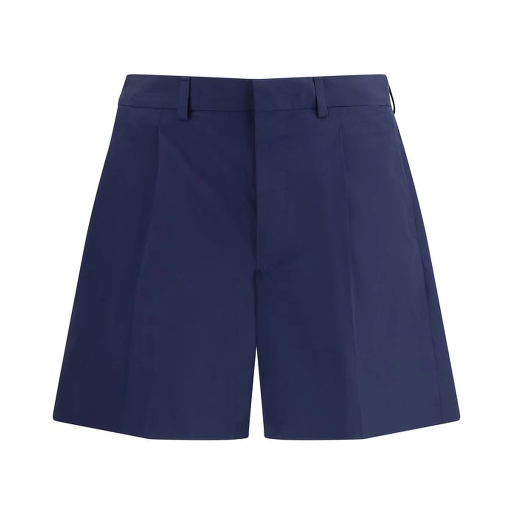 Blue Cotton Shorts