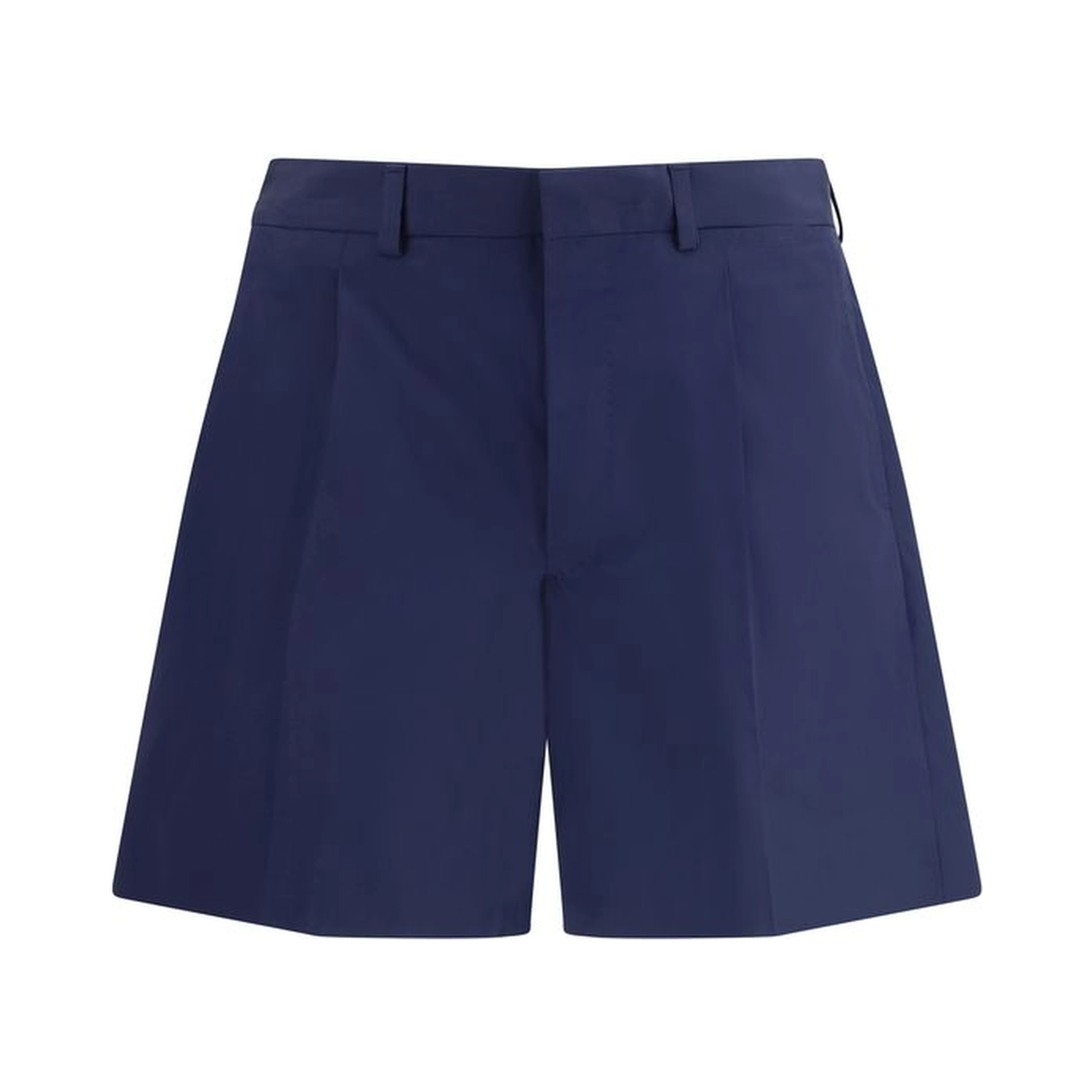 Blue Cotton Shorts
