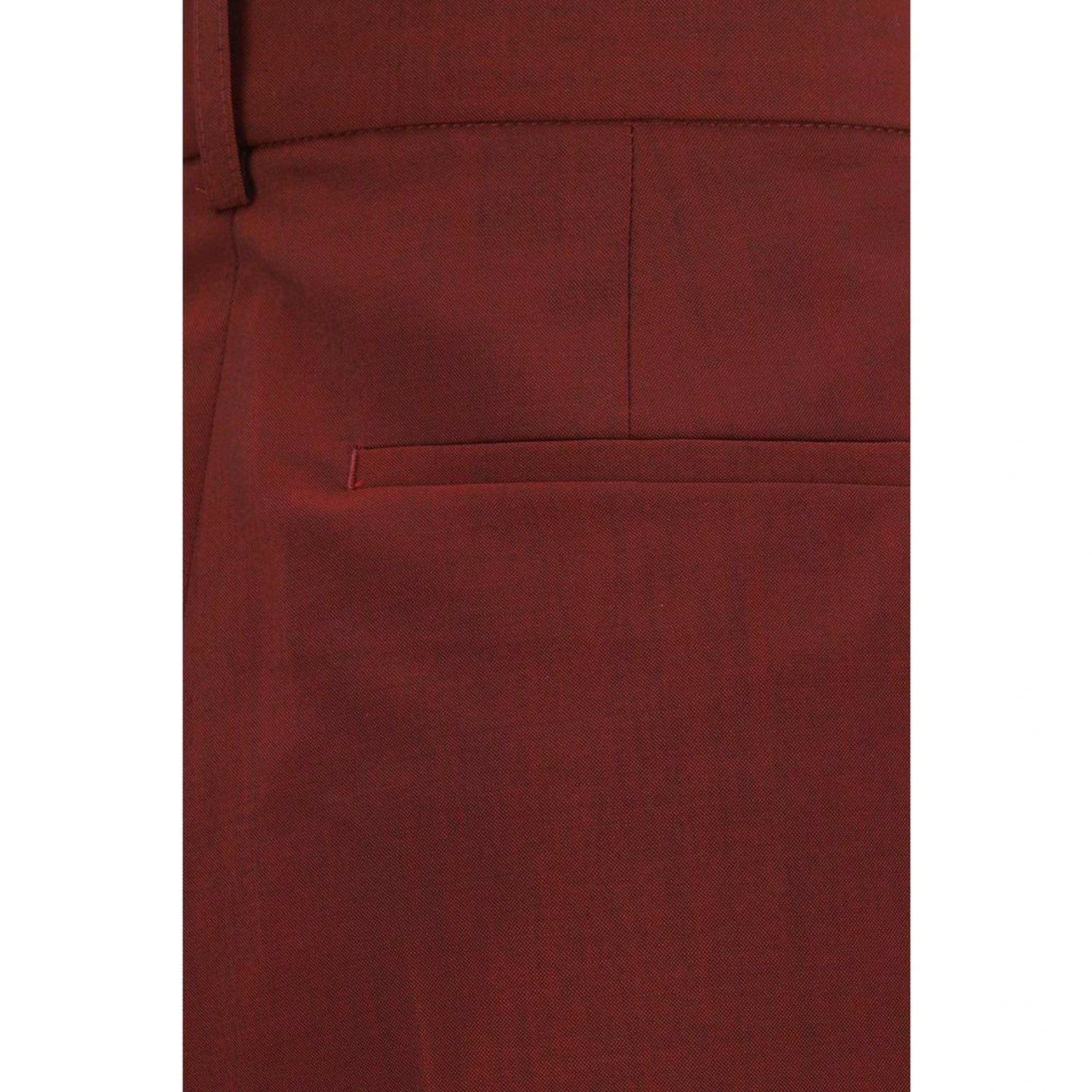 Multicolor Polyester Flared Pants