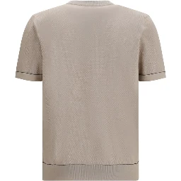 Beige Cotton T-Shirt