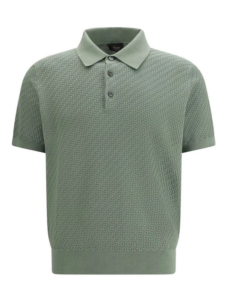 Bicolor Cotton Polo Shirt