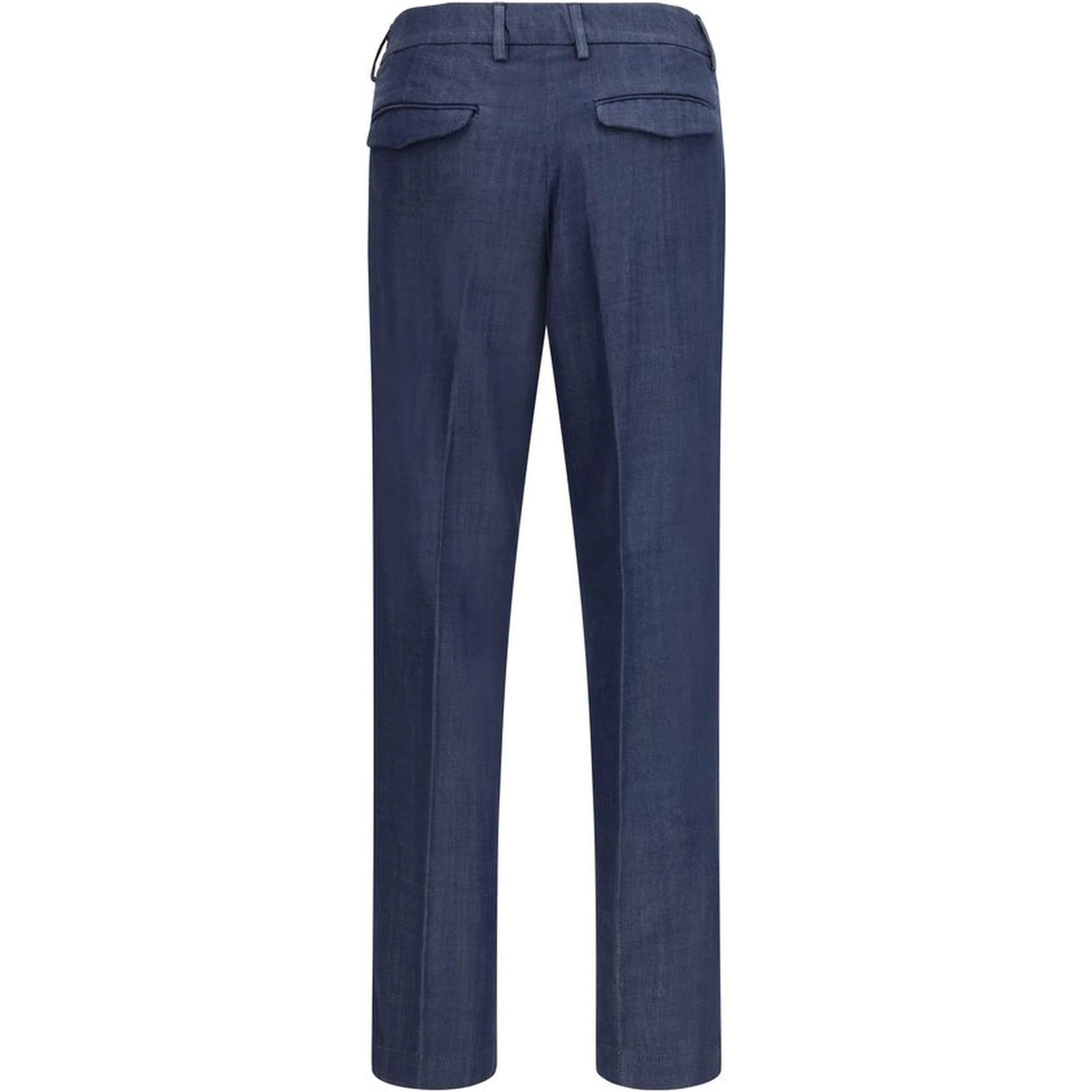 Blue Tencel Dress Pants
