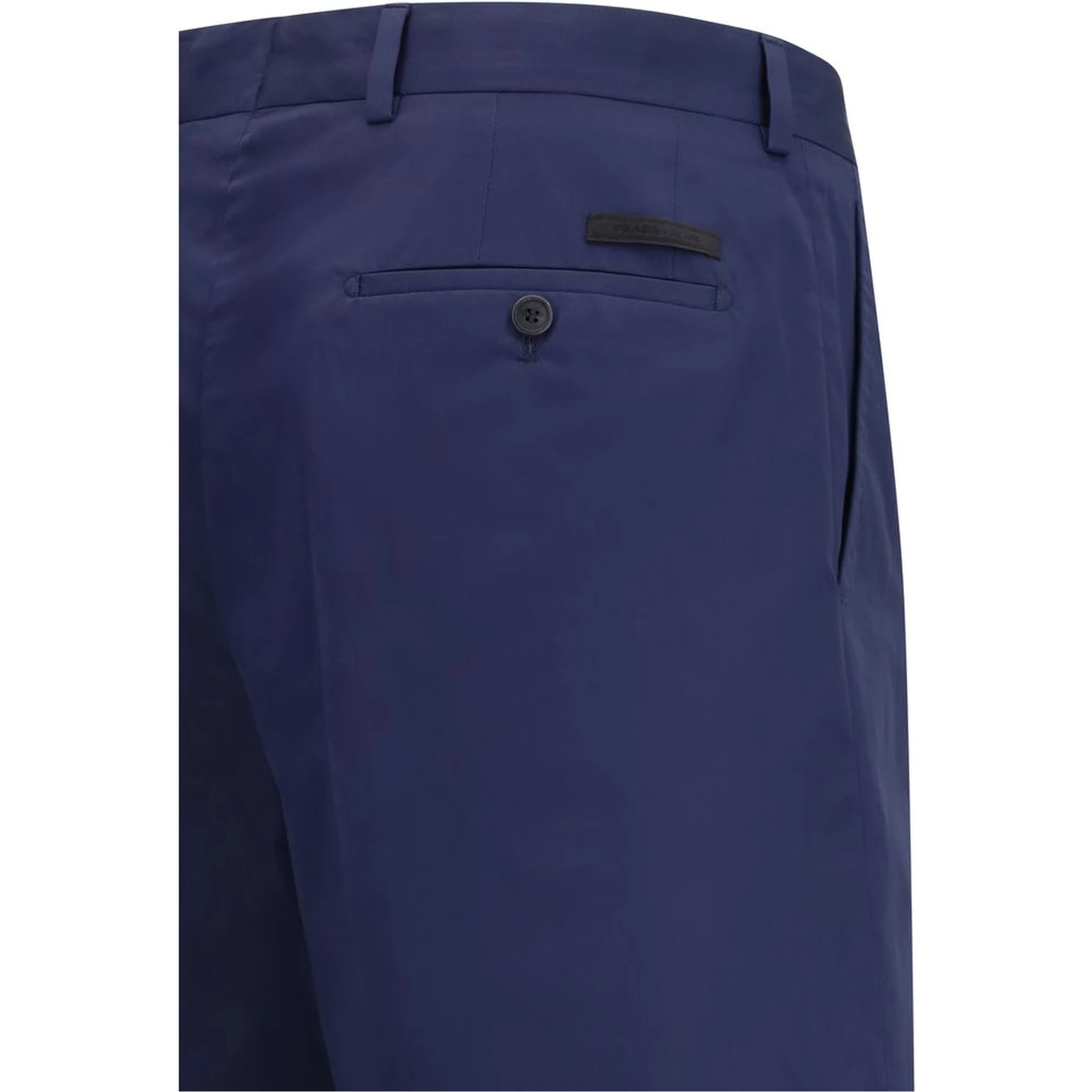 Blue Cotton Shorts