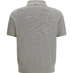 Beige Cotton Polo Shirt
