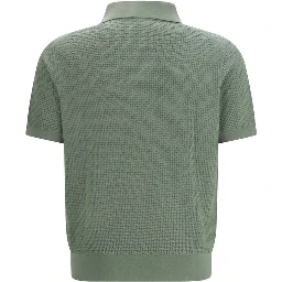 Bicolor Cotton Polo Shirt