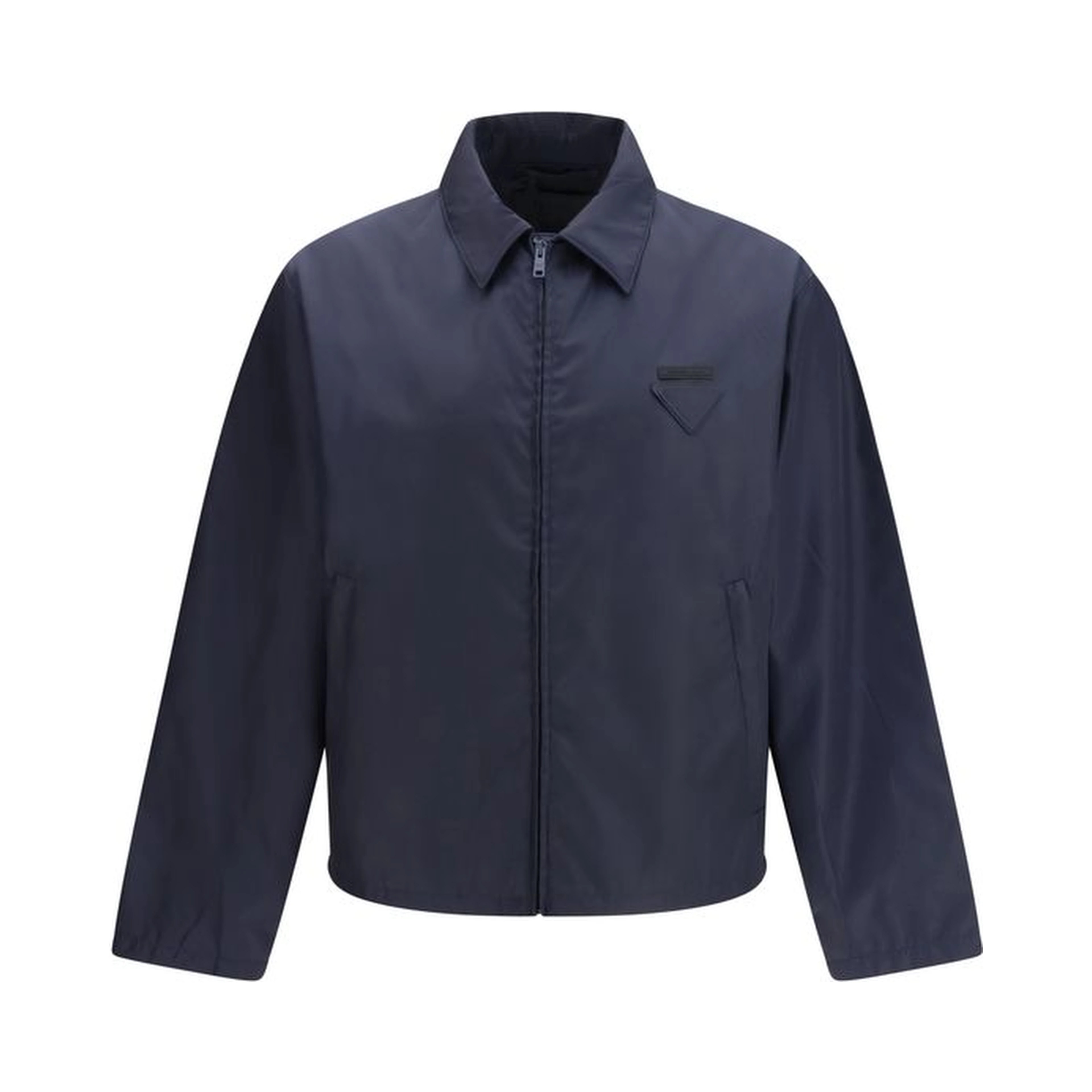 Blue Nylon Shell Jacket