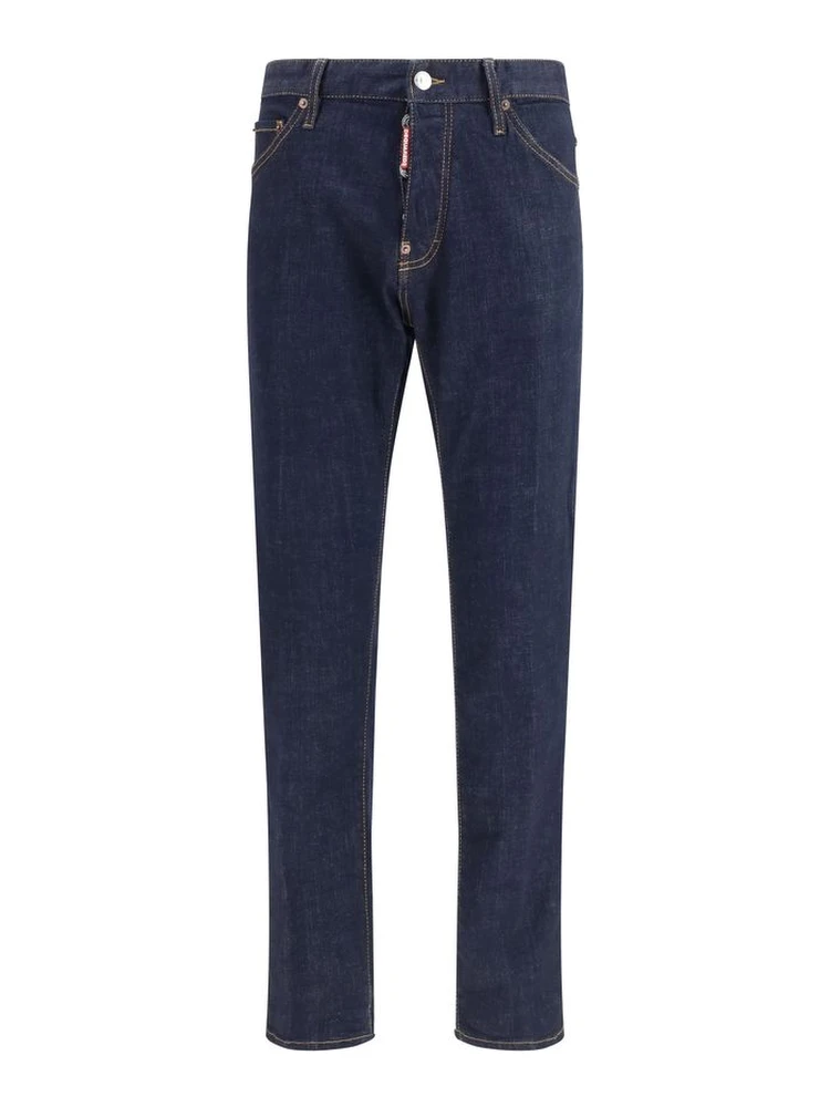 Blue Cotton Jeans Denim