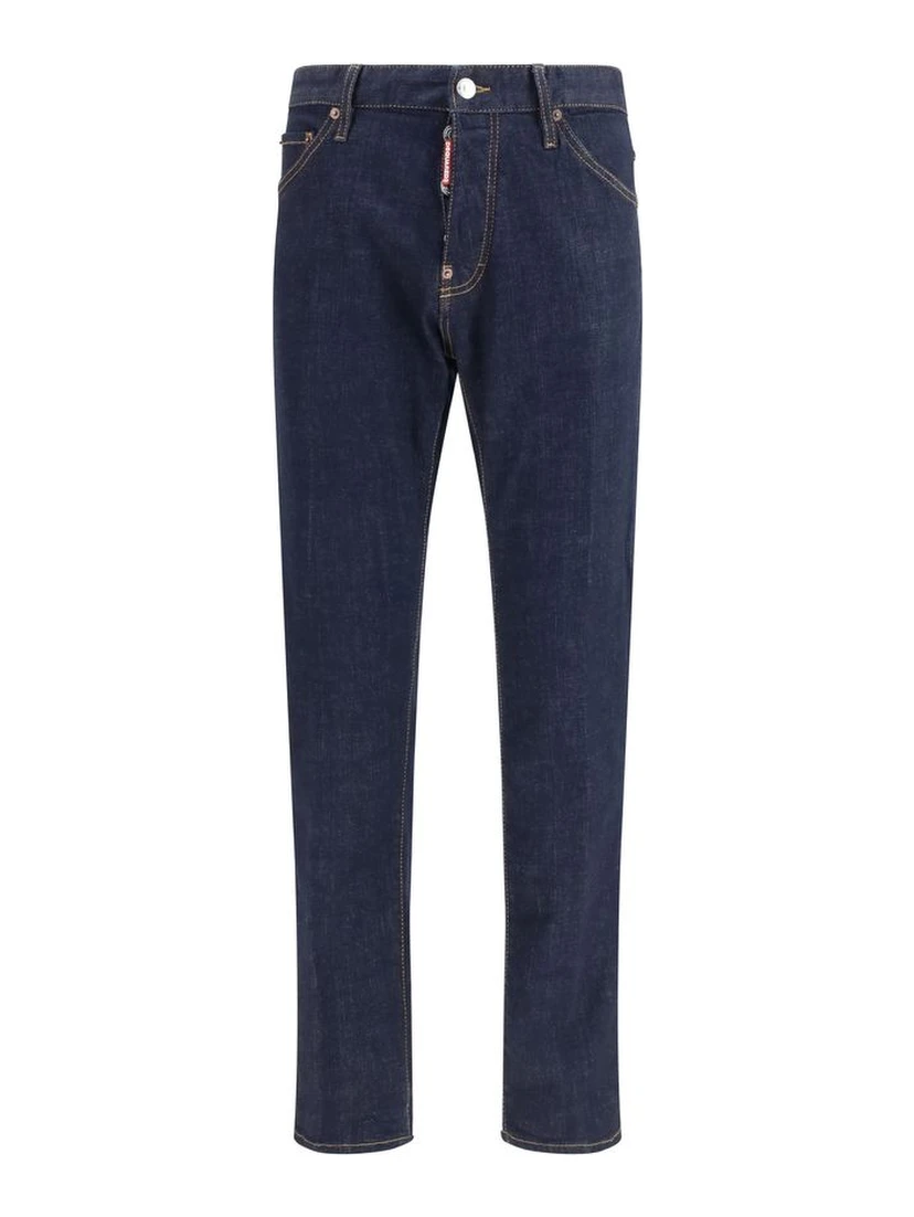 Blue Cotton Jeans Denim