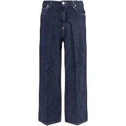Blue Cotton Jeans Denim