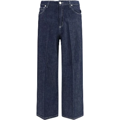 Blue Cotton Jeans Denim