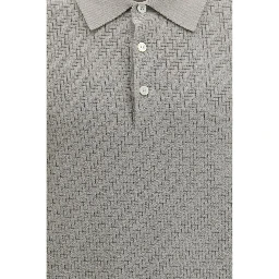 Beige Cotton Polo Shirt