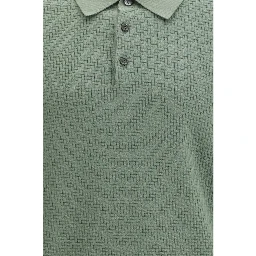 Bicolor Cotton Polo Shirt