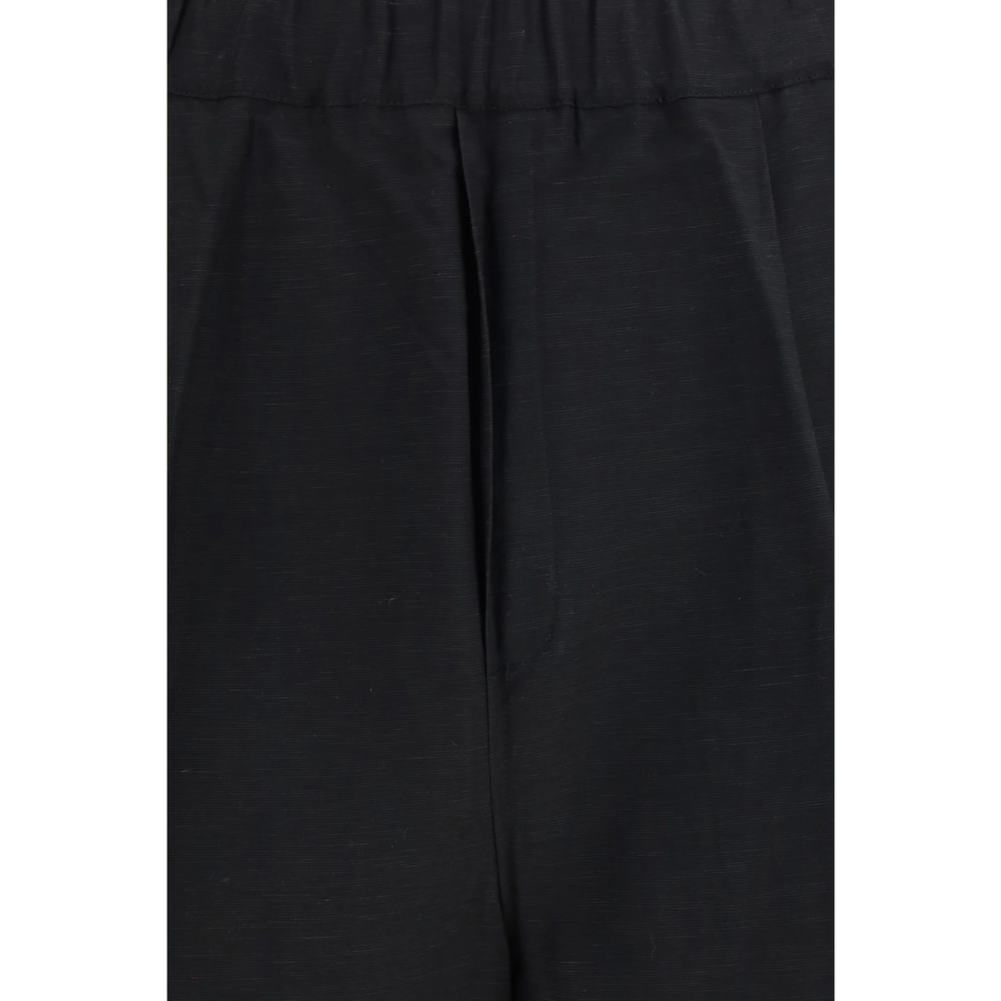 Black Viscose Bermuda Shorts