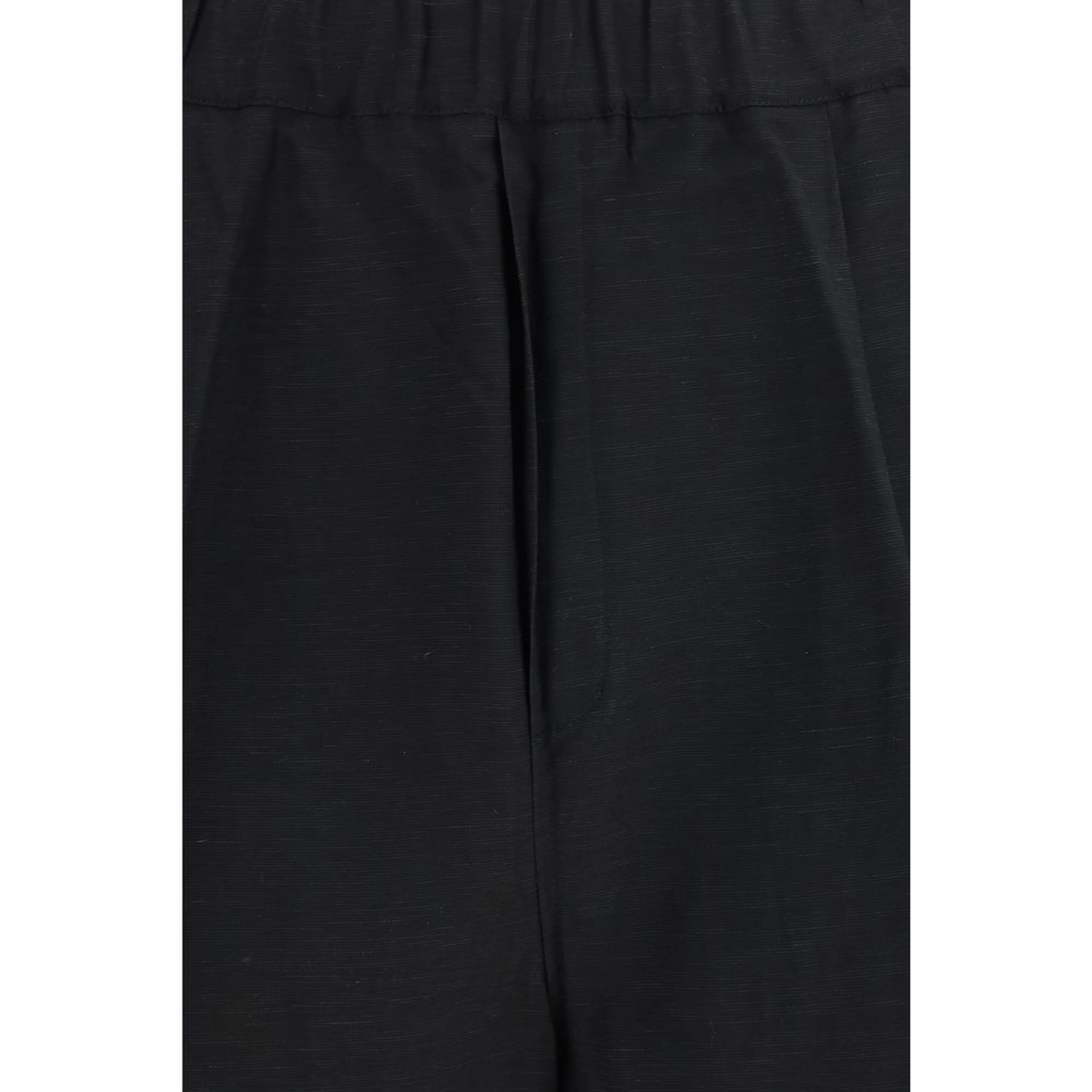 Black Viscose Bermuda Shorts