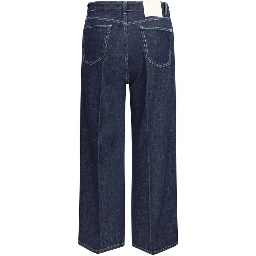 Blue Cotton Jeans Denim