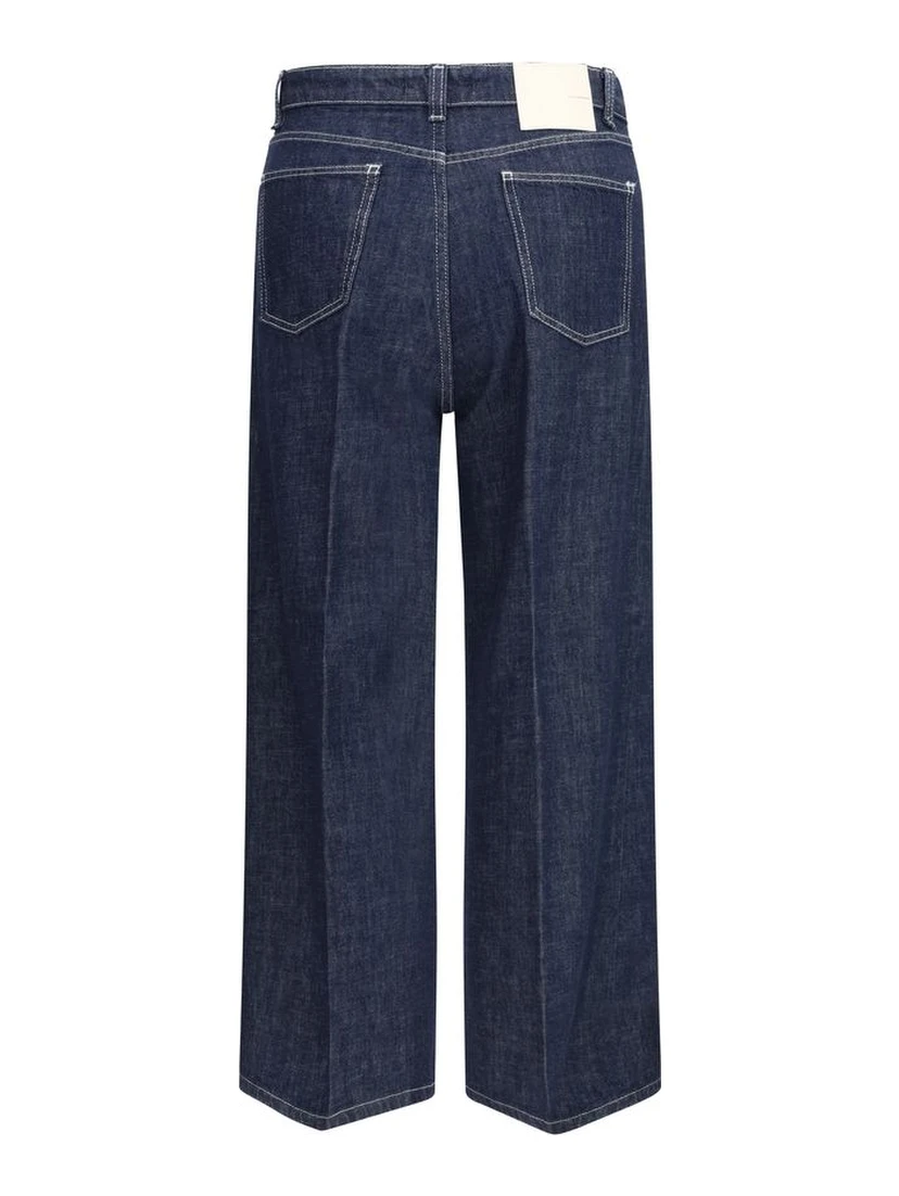 Blue Cotton Jeans Denim