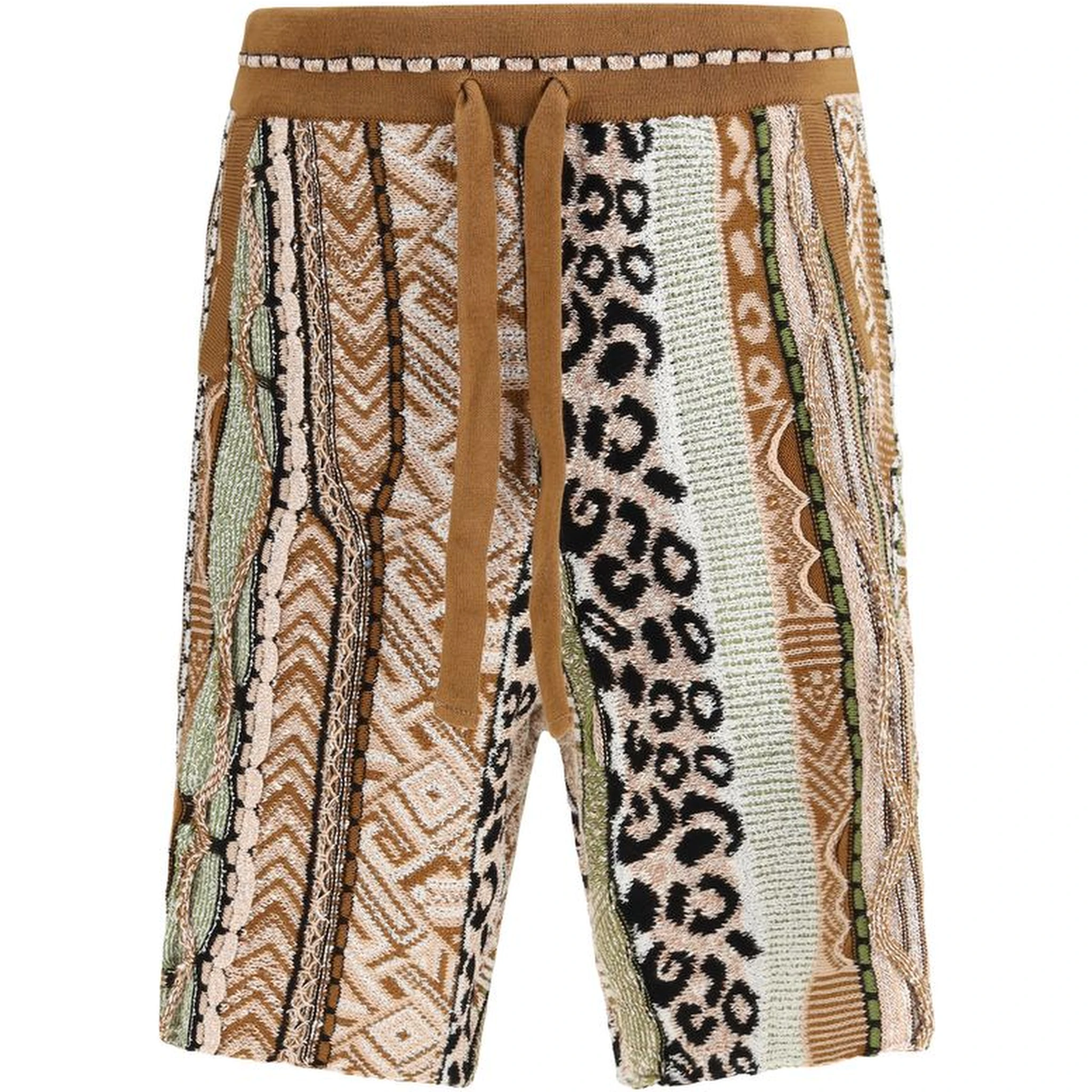 Multicolor Cotton Bermuda Shorts