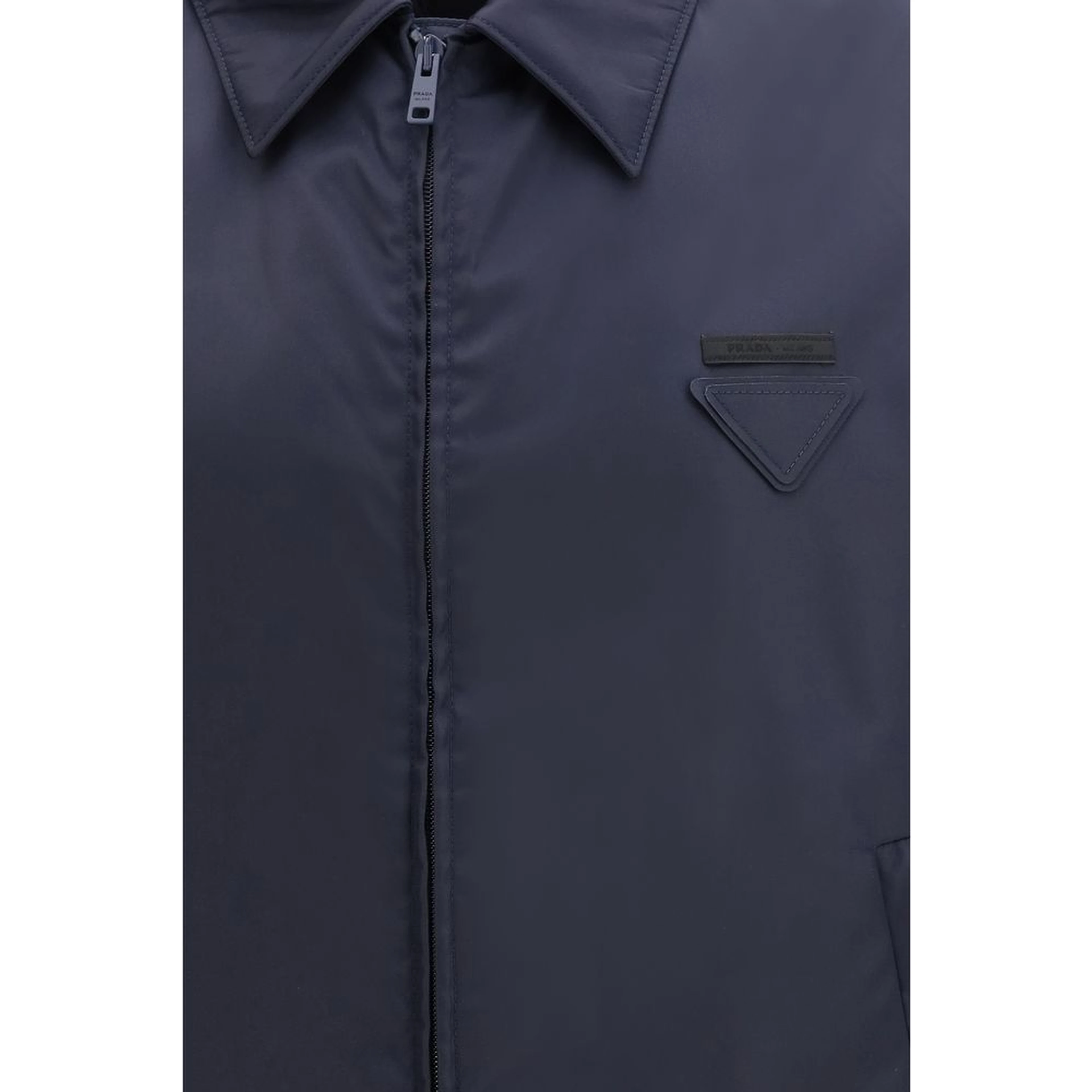 Blue Nylon Shell Jacket