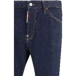 Blue Cotton Jeans Denim