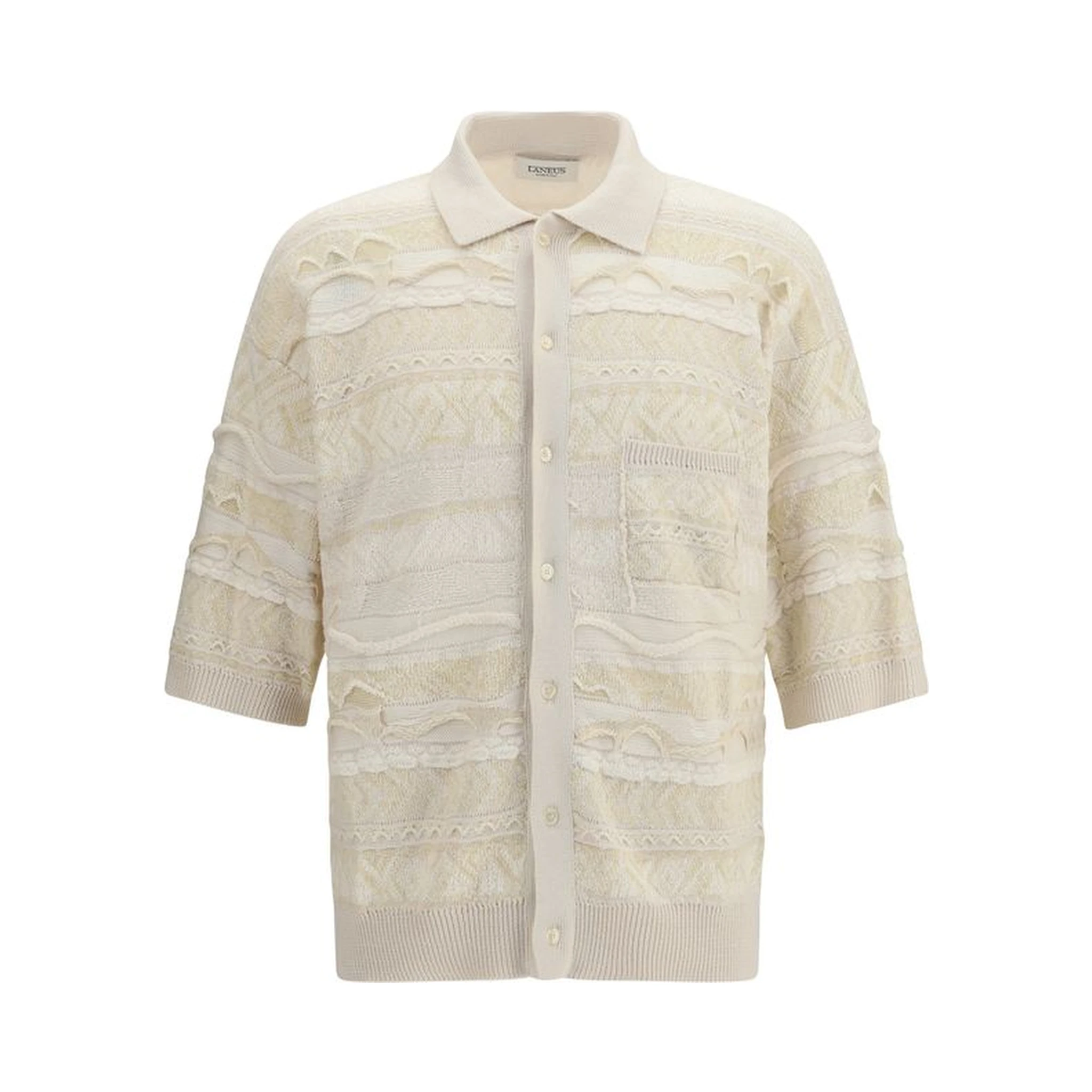 White Cotton Polo Shirt