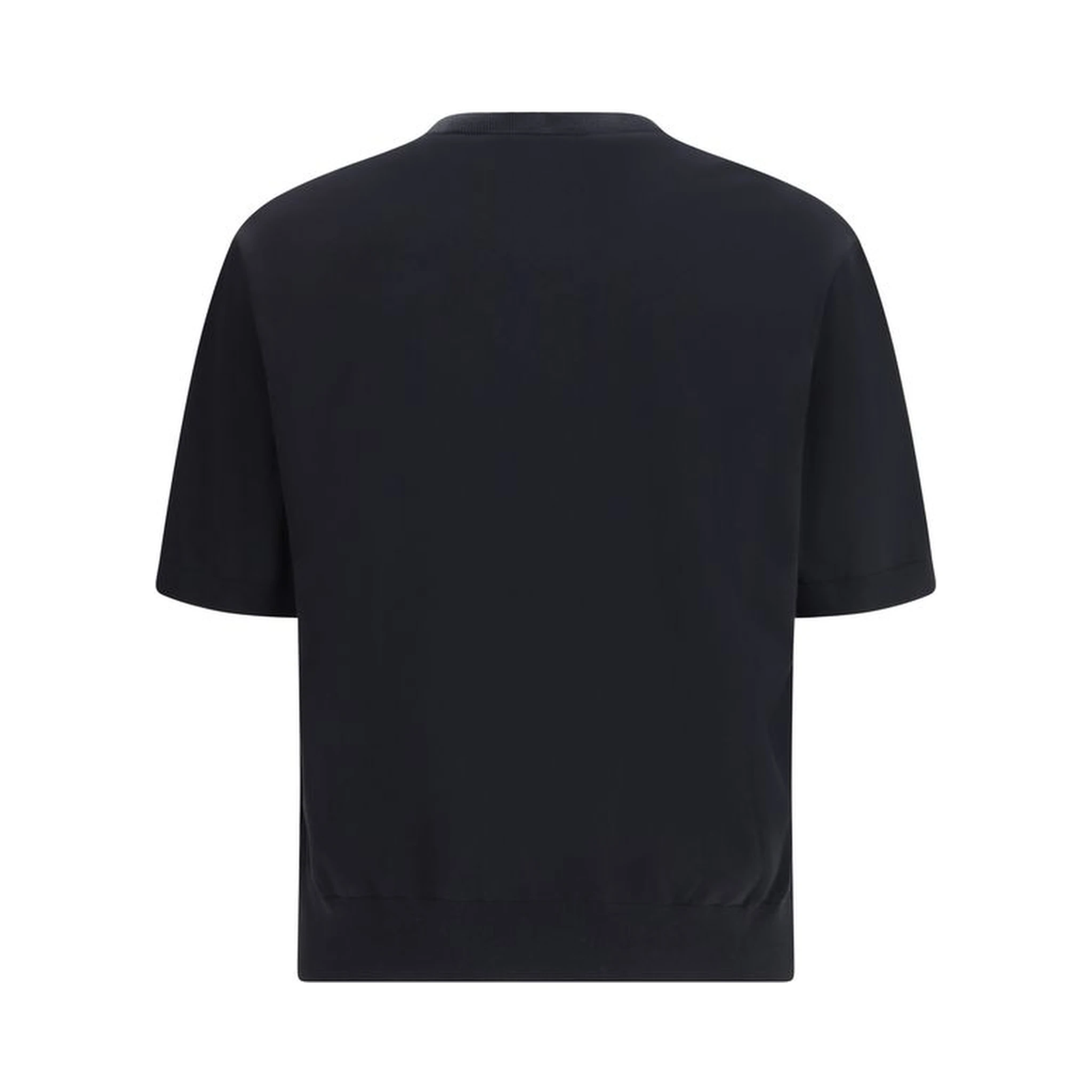 Black Cotton T-Shirt