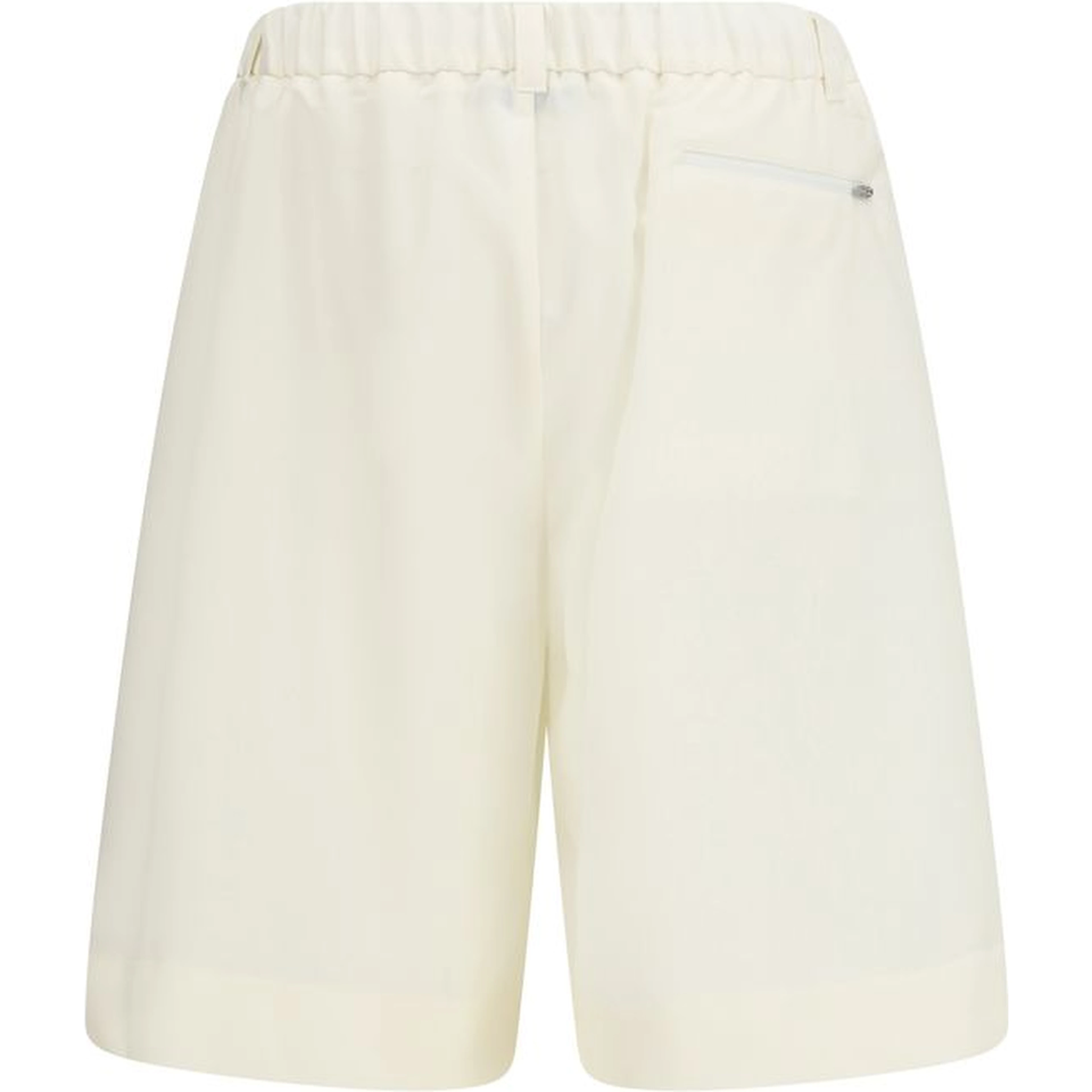 Beige Polyester Shorts