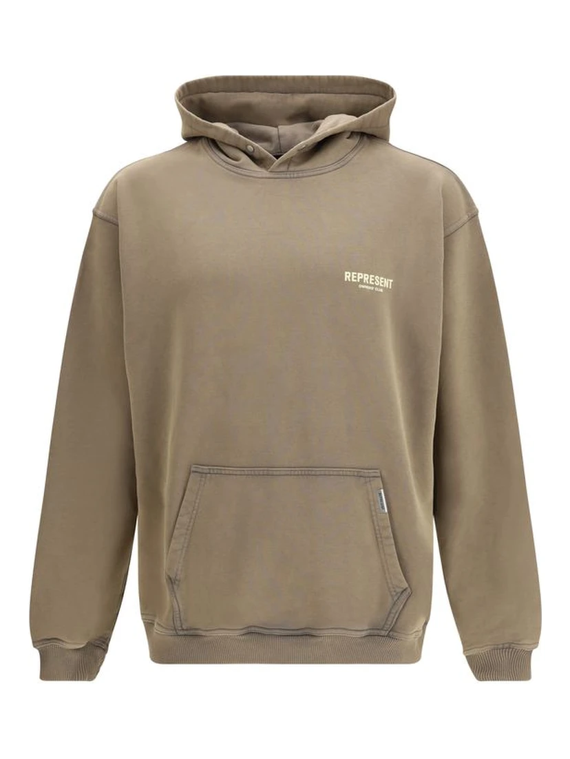 Brown Cotton Sweatshirt