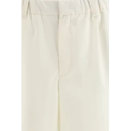 Beige Polyester Shorts