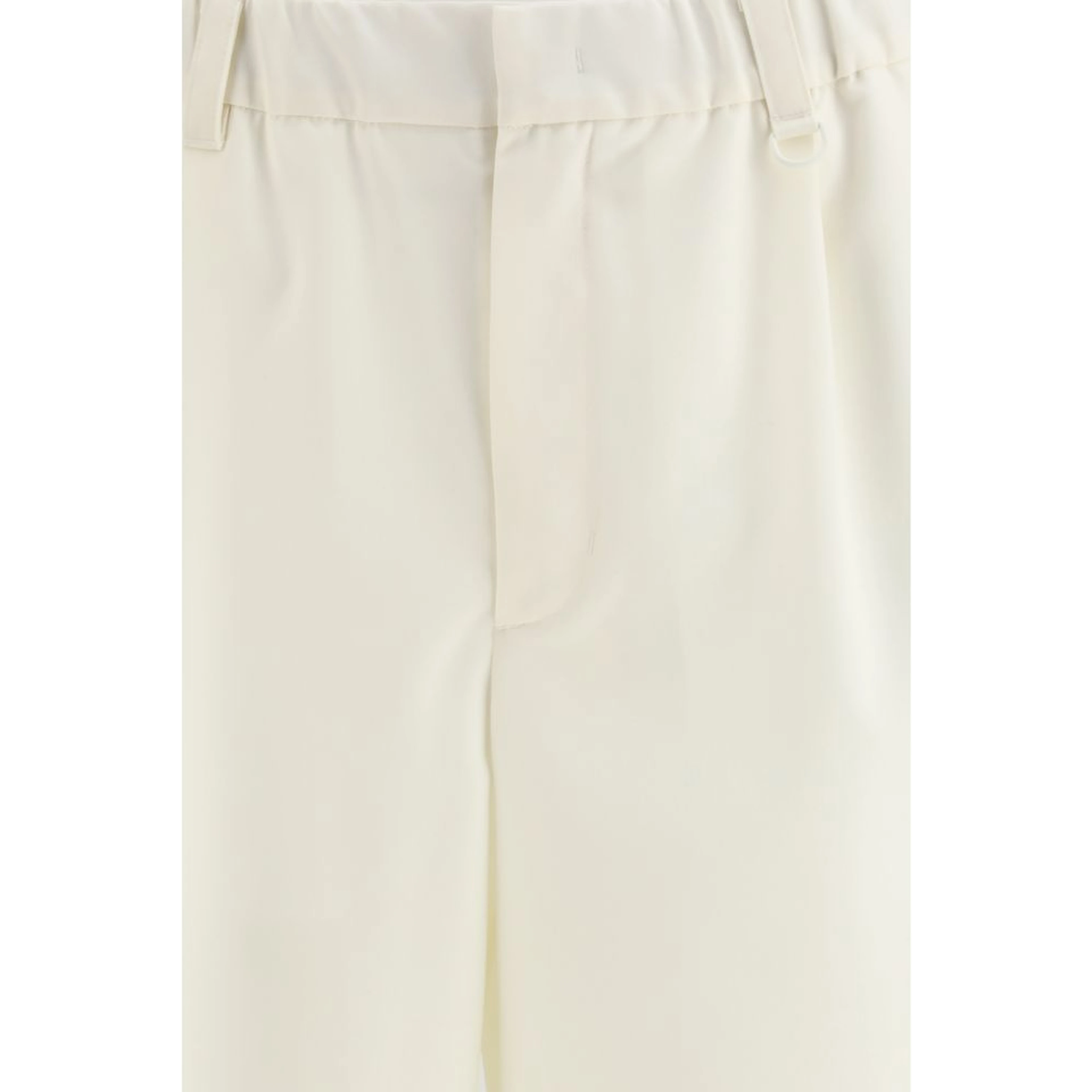 Beige Polyester Shorts