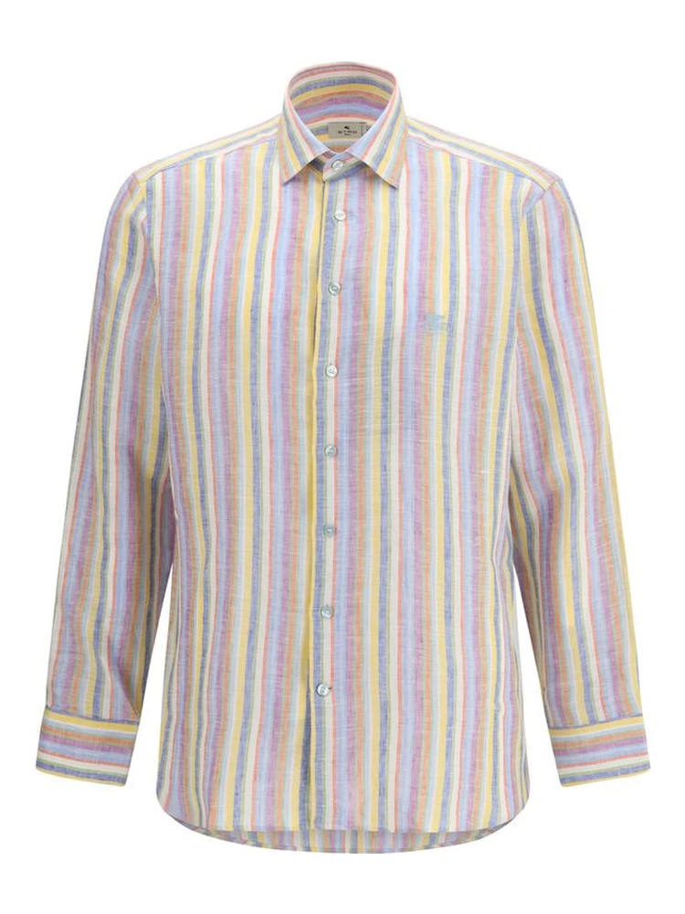 Multicolor Linen Pattern Shirt