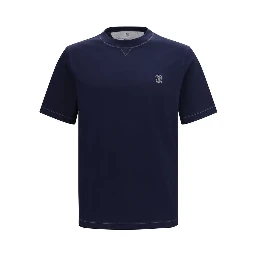 Blue Cotton T-Shirt