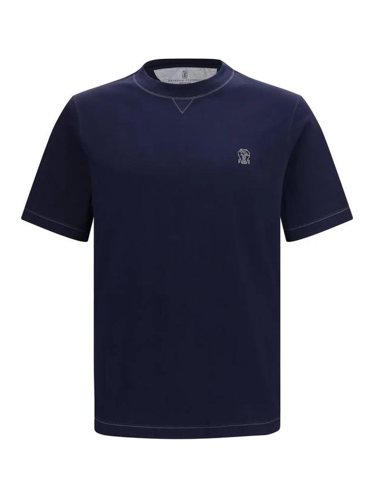 Blue Cotton T-Shirt