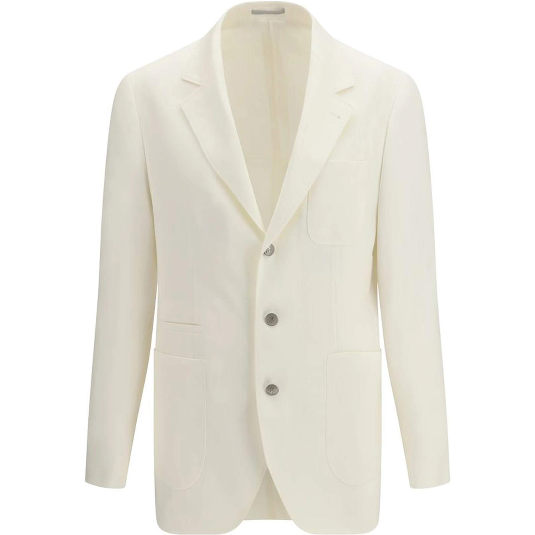 White Linen Blazer