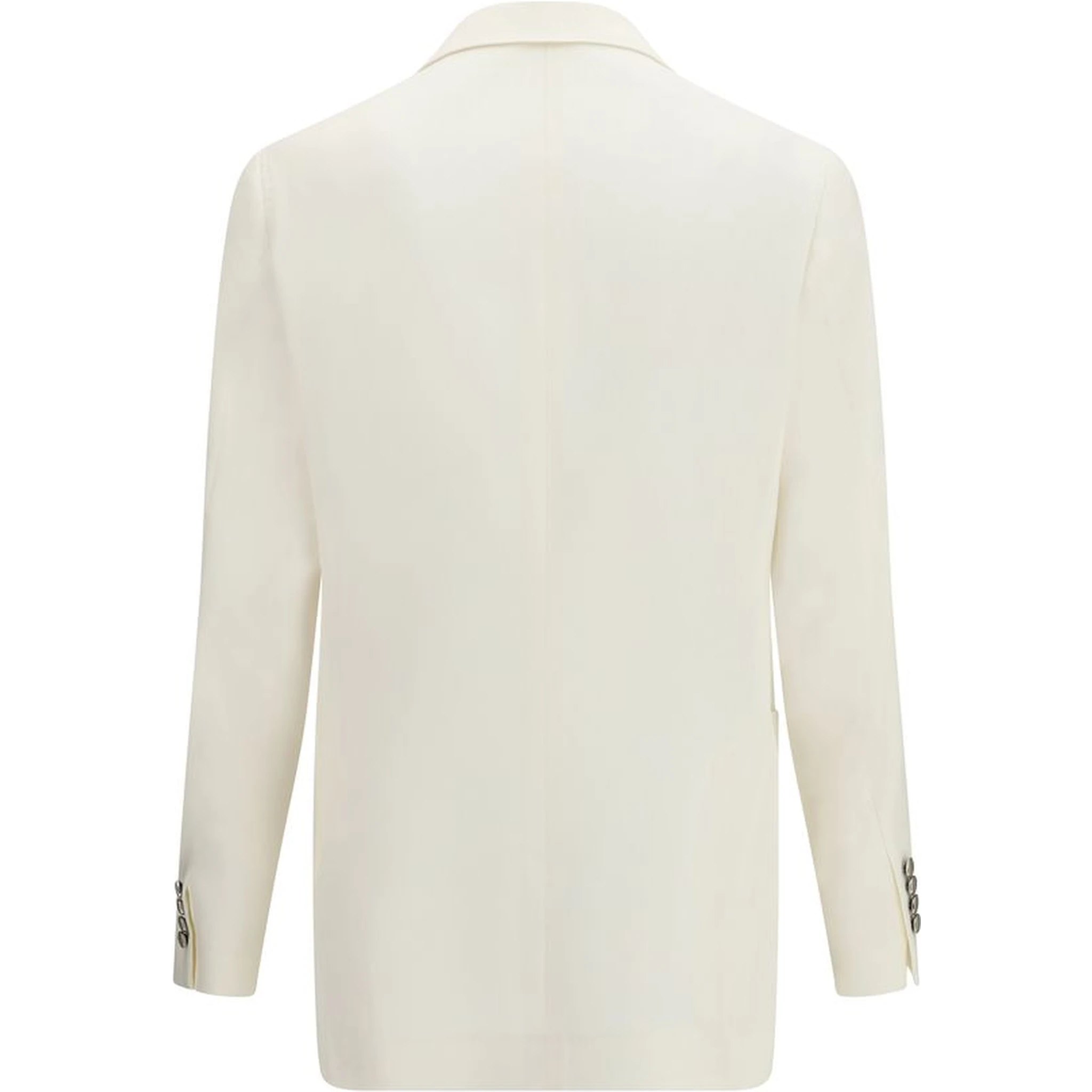 White Linen Blazer